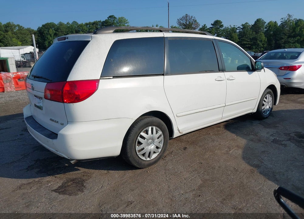 2008 TOYOTA SIENNA LE VIN: 5TDZK23C48S181471