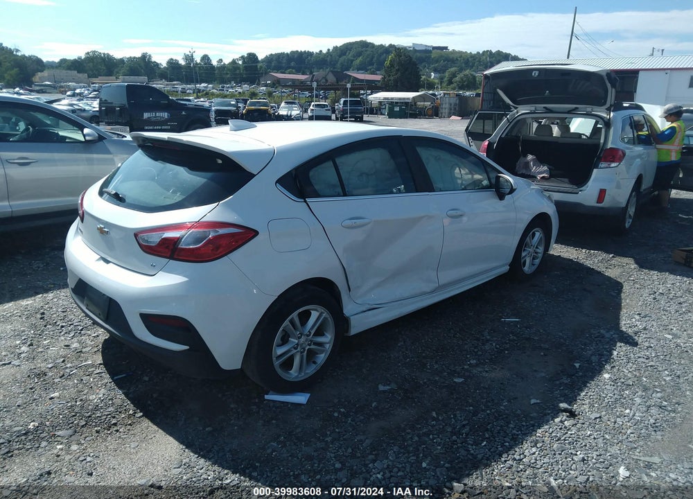 2018 CHEVROLET CRUZE LT AUTO VIN: 3G1BE6SM4JS648196