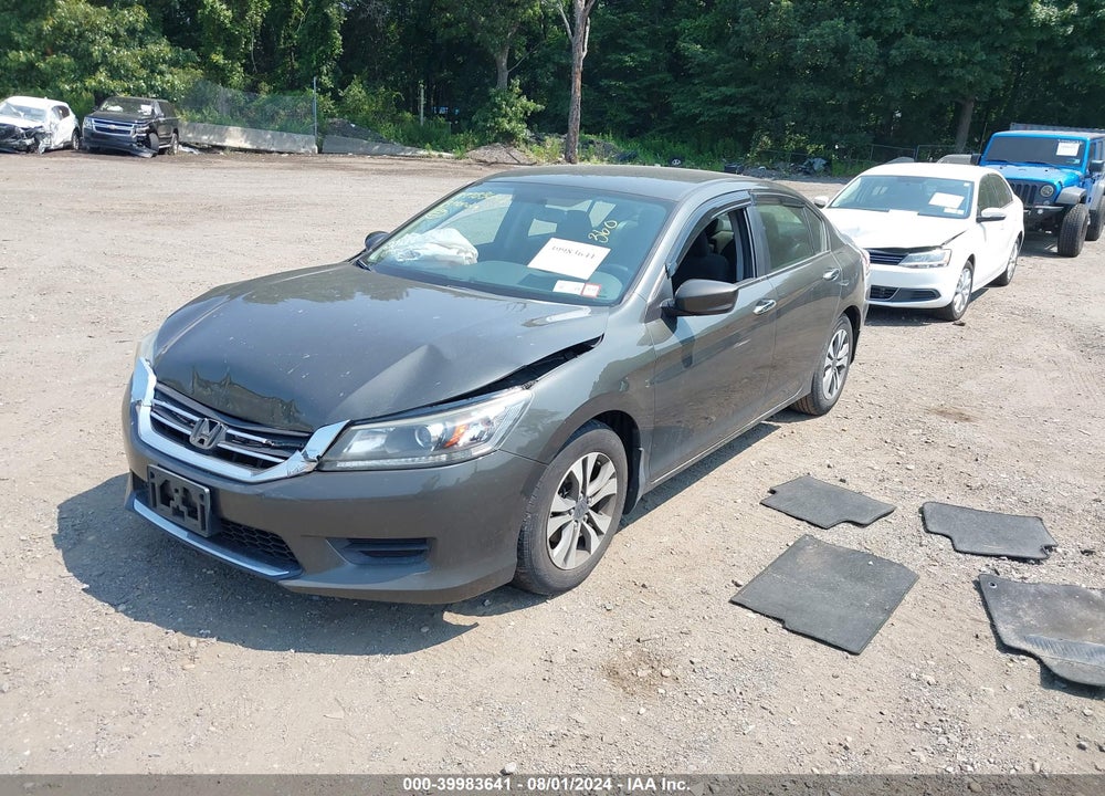 2013 HONDA ACCORD LX VIN: 1HGCR2F30DA185278