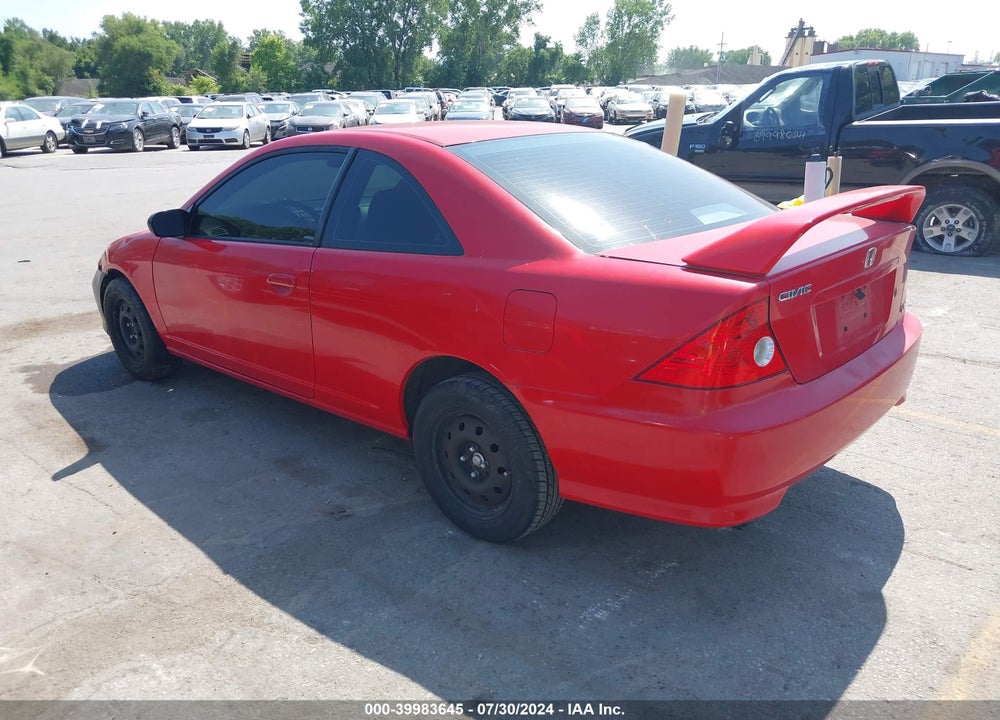 2005 HONDA CIVIC LX VIN: 1HGEM21575L010547