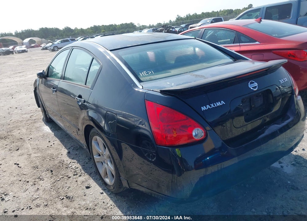 2008 NISSAN MAXIMA 3.5 SE VIN: 1N4BA41E18C827531