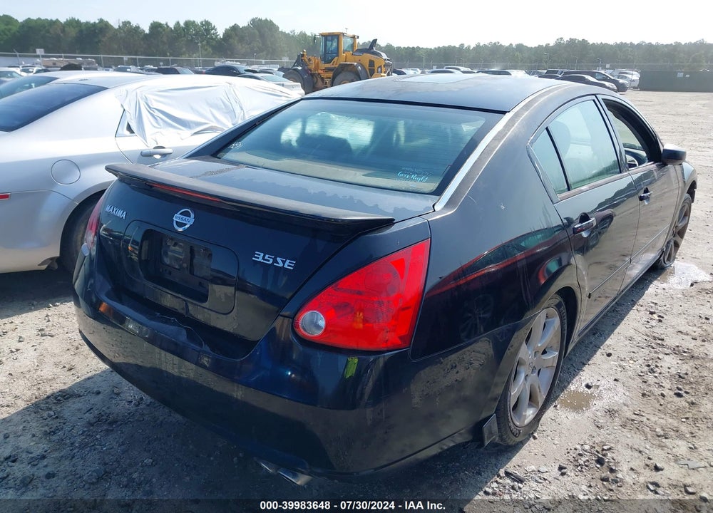 2008 NISSAN MAXIMA 3.5 SE VIN: 1N4BA41E18C827531