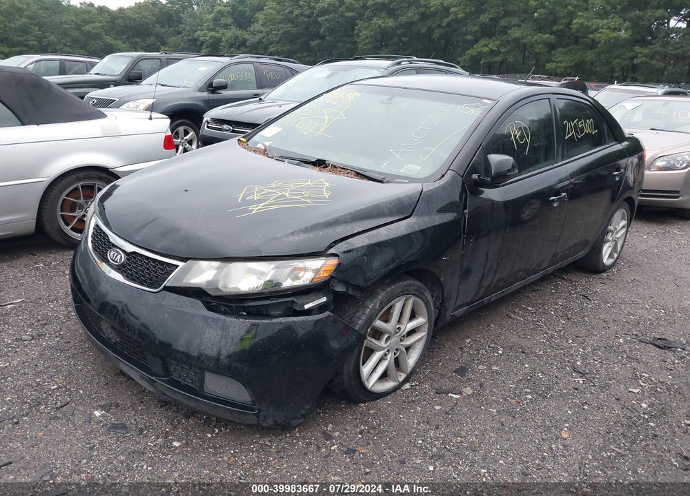 2012 KIA FORTE EX VIN: KNAFU4A26C5545548