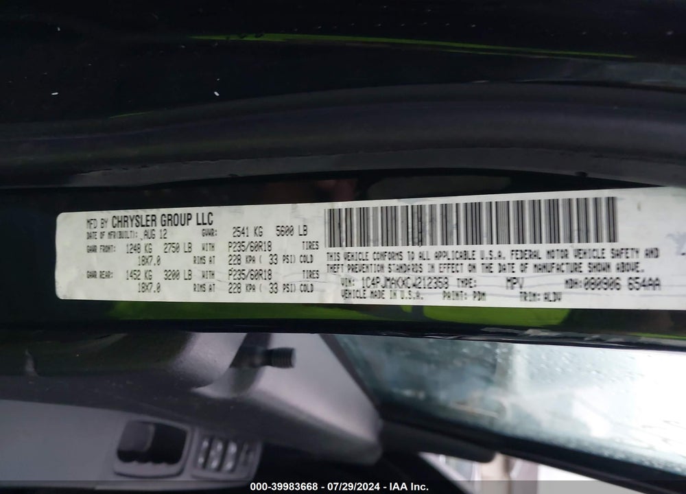 2011 JEEP LIBERTY SPORT VIN: 1J4PN2GK3BW573567