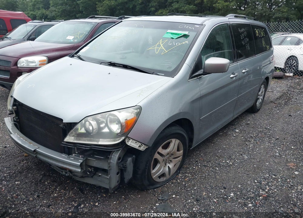 2006 HONDA ODYSSEY EX-L VIN: 5FNRL38766B065883
