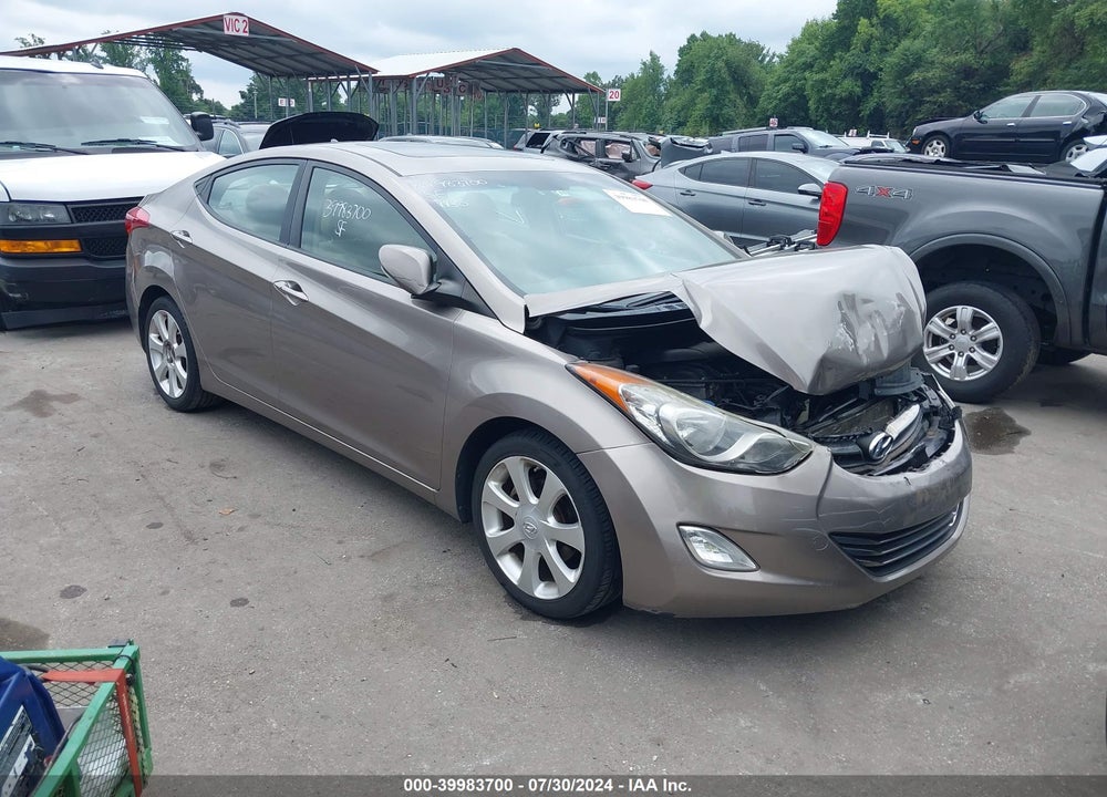 2012 HYUNDAI ELANTRA LIMITED VIN: 5NPDH4AE2CH101589