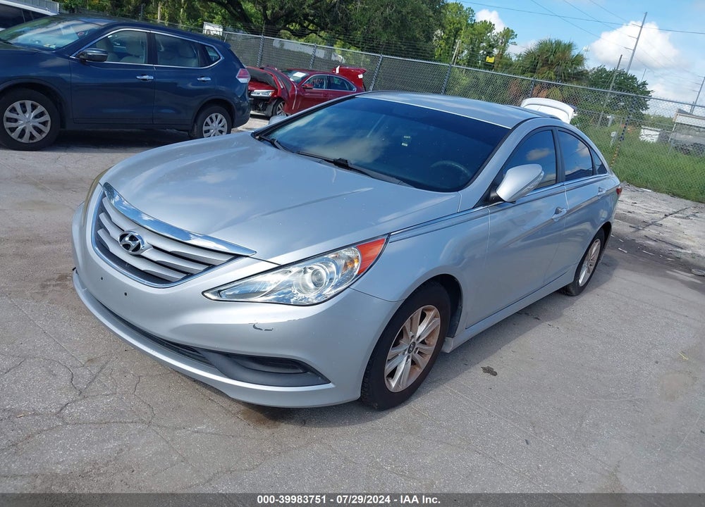 2014 HYUNDAI SONATA GLS VIN: 5NPEB4AC5EH876945