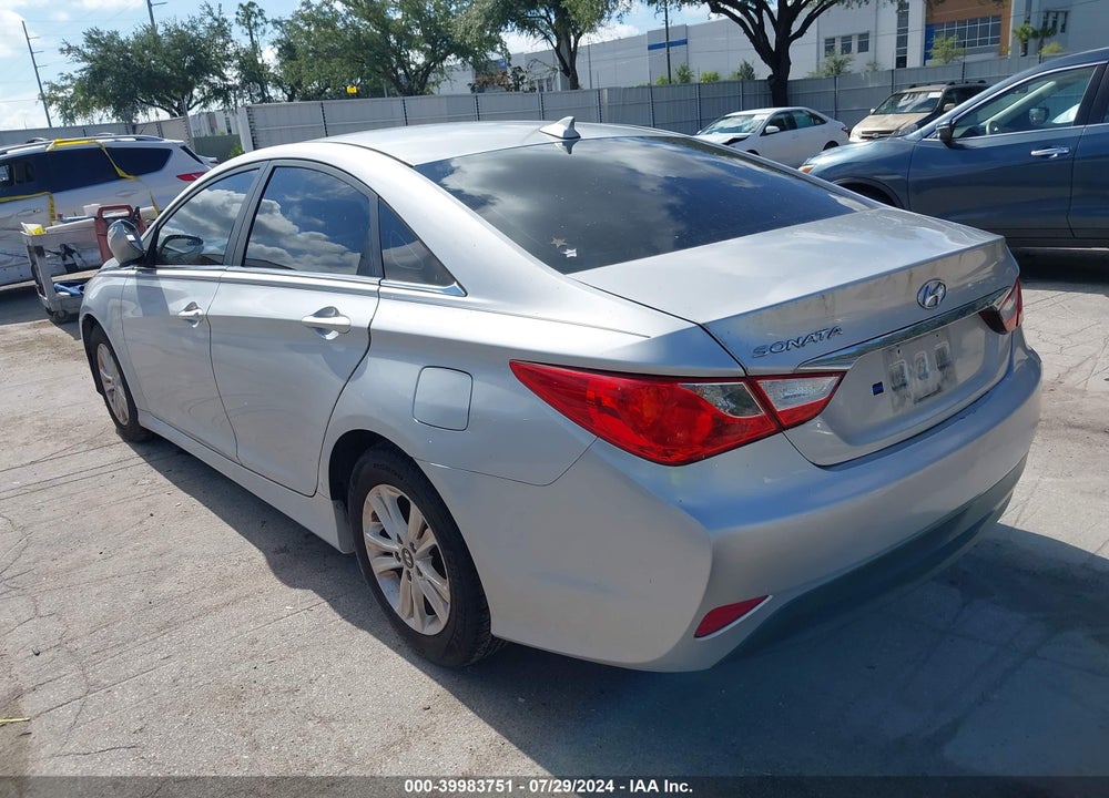 2014 HYUNDAI SONATA GLS VIN: 5NPEB4AC5EH876945