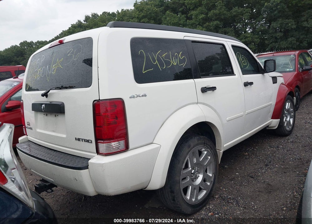 2010 DODGE NITRO VIN: 1D4PU5GK0AW126500