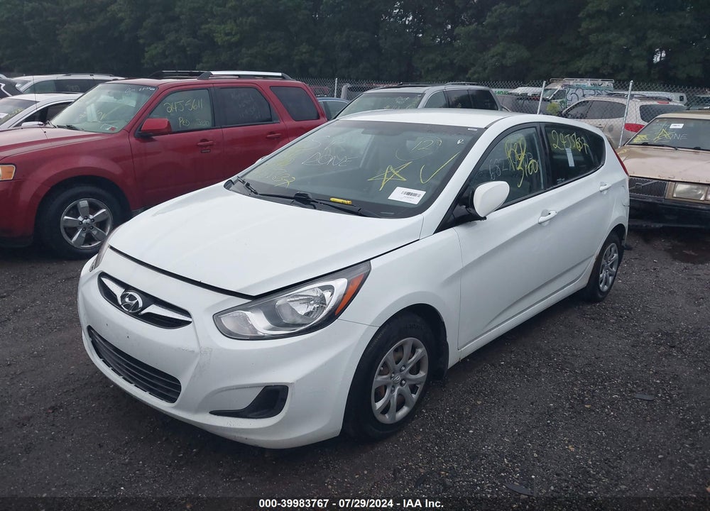 2013 HYUNDAI ACCENT GS VIN: KMHCT5AE8DU128458