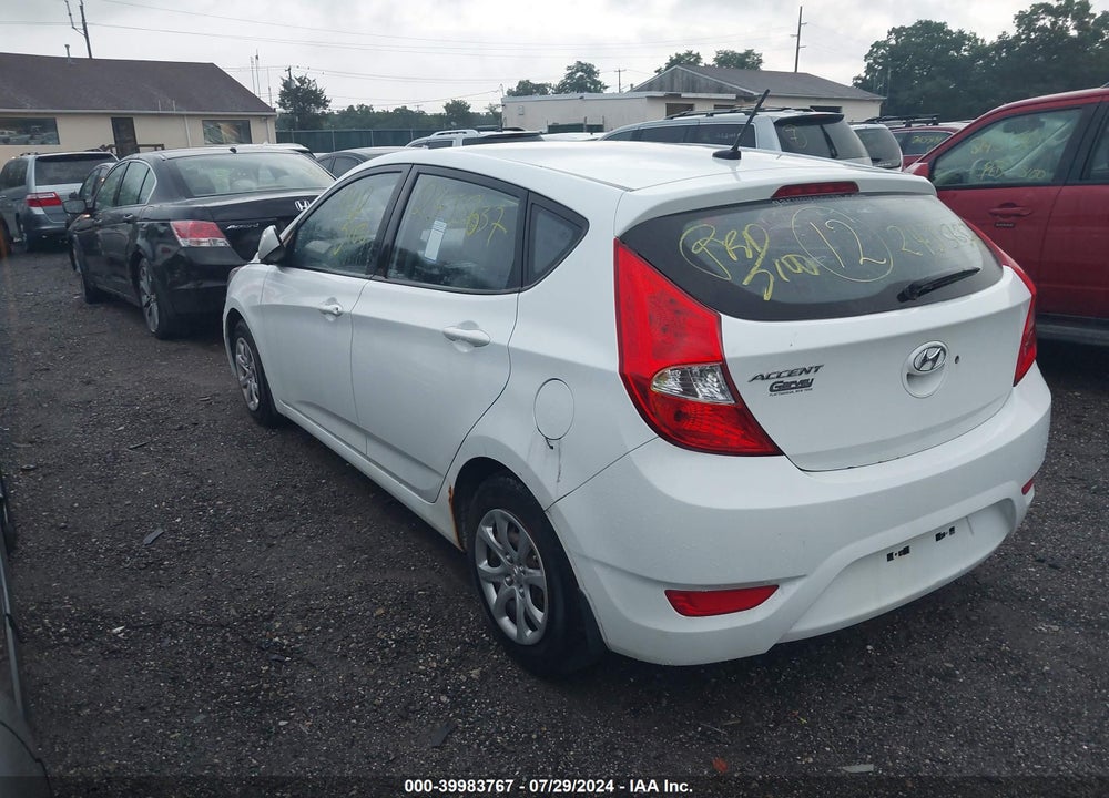2013 HYUNDAI ACCENT GS VIN: KMHCT5AE8DU128458