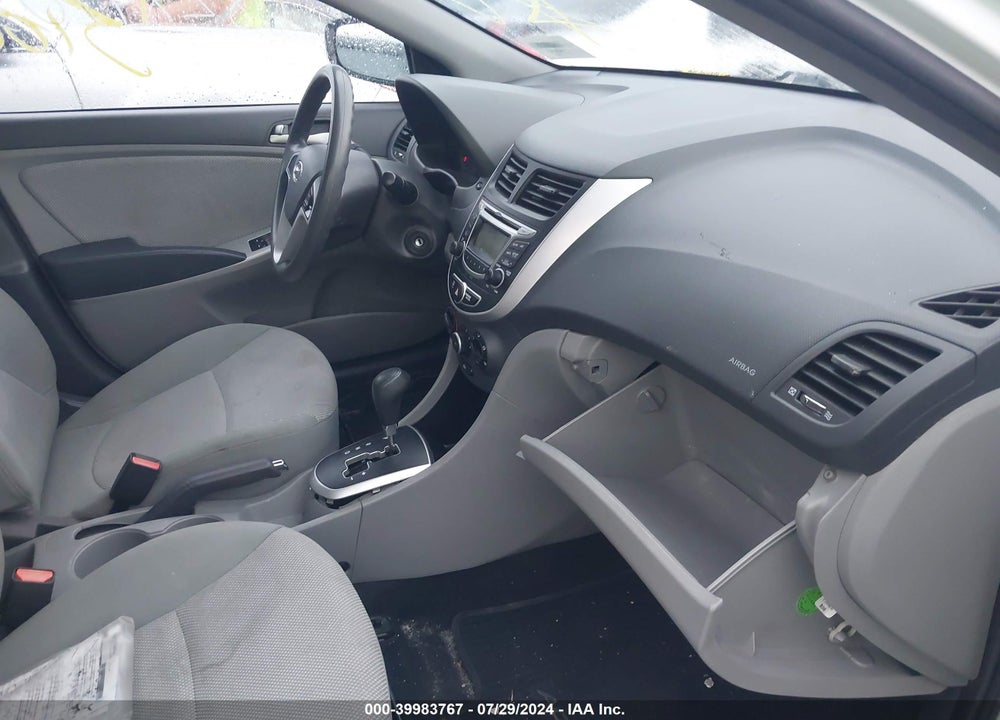 2013 HYUNDAI ACCENT GS VIN: KMHCT5AE8DU128458