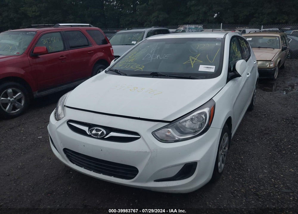 2013 HYUNDAI ACCENT GS VIN: KMHCT5AE8DU128458