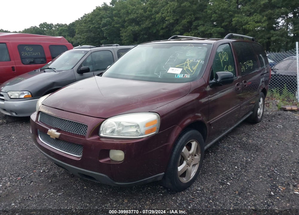 2008 CHEVROLET UPLANDER VIN: 1GNDV33138D206644