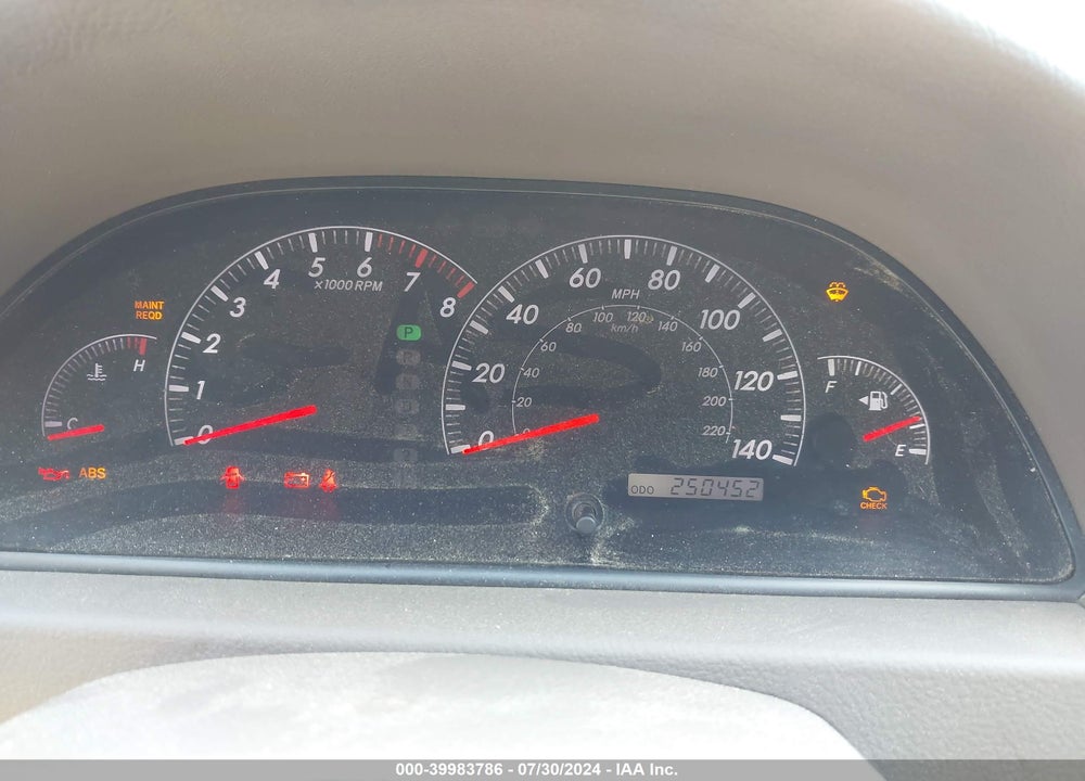 2006 TOYOTA CAMRY LE VIN: 4T1BE32K46U744482