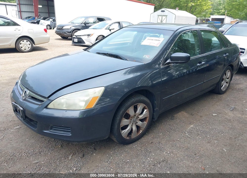 2006 HONDA ACCORD SDN EX-L V6 WITH NAVI VIN: 1HGCM66856A054335