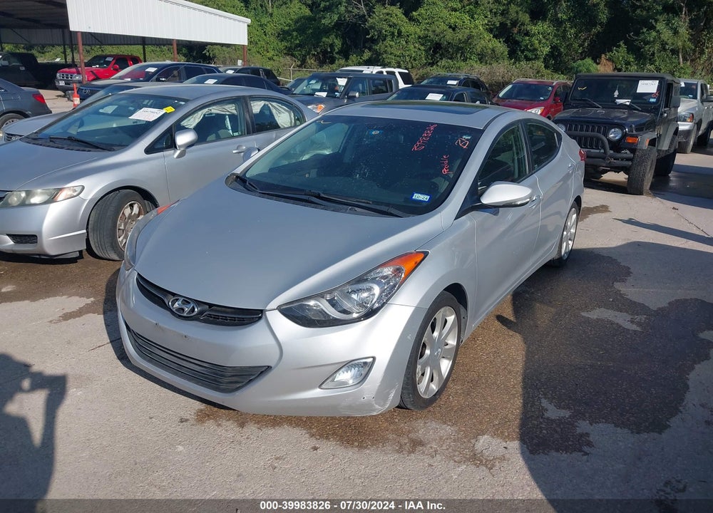 2012 HYUNDAI ELANTRA LIMITED (ULSAN PLANT) VIN: KMHDH4AE9CU283177