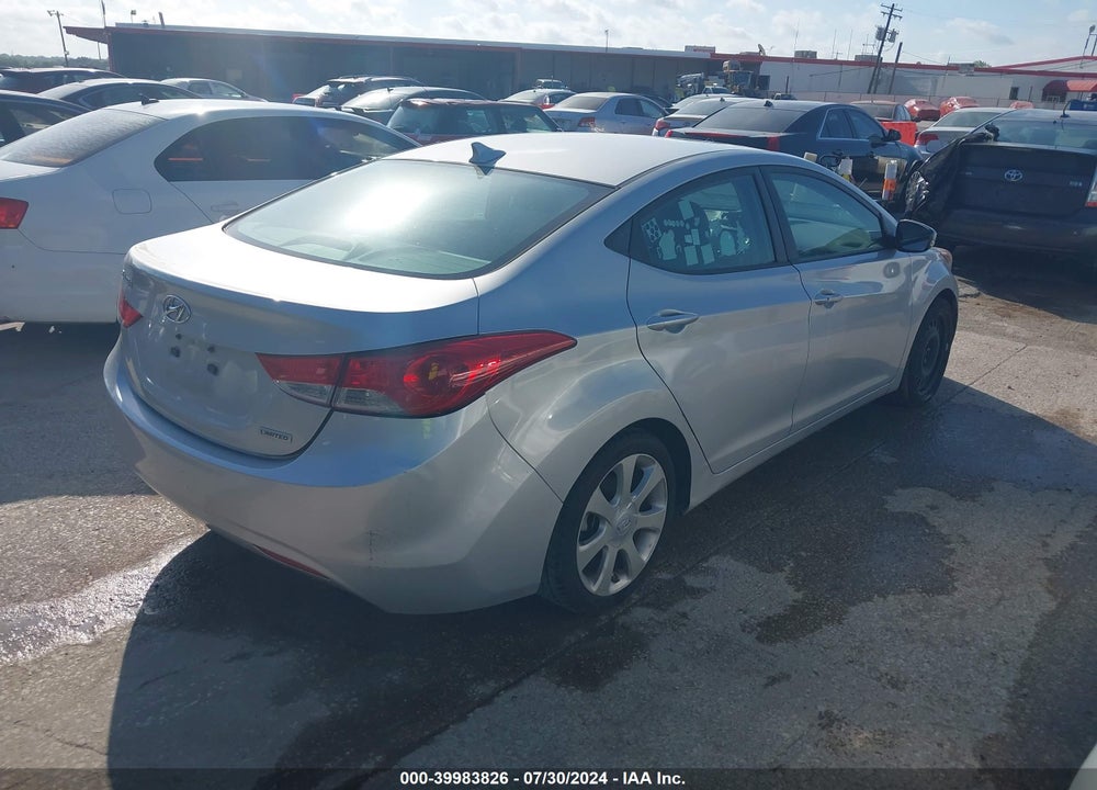 2012 HYUNDAI ELANTRA LIMITED (ULSAN PLANT) VIN: KMHDH4AE9CU283177