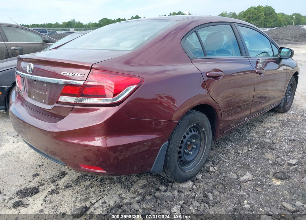 2015 HONDA CIVIC LX VIN: 19XFB2F57FE117643