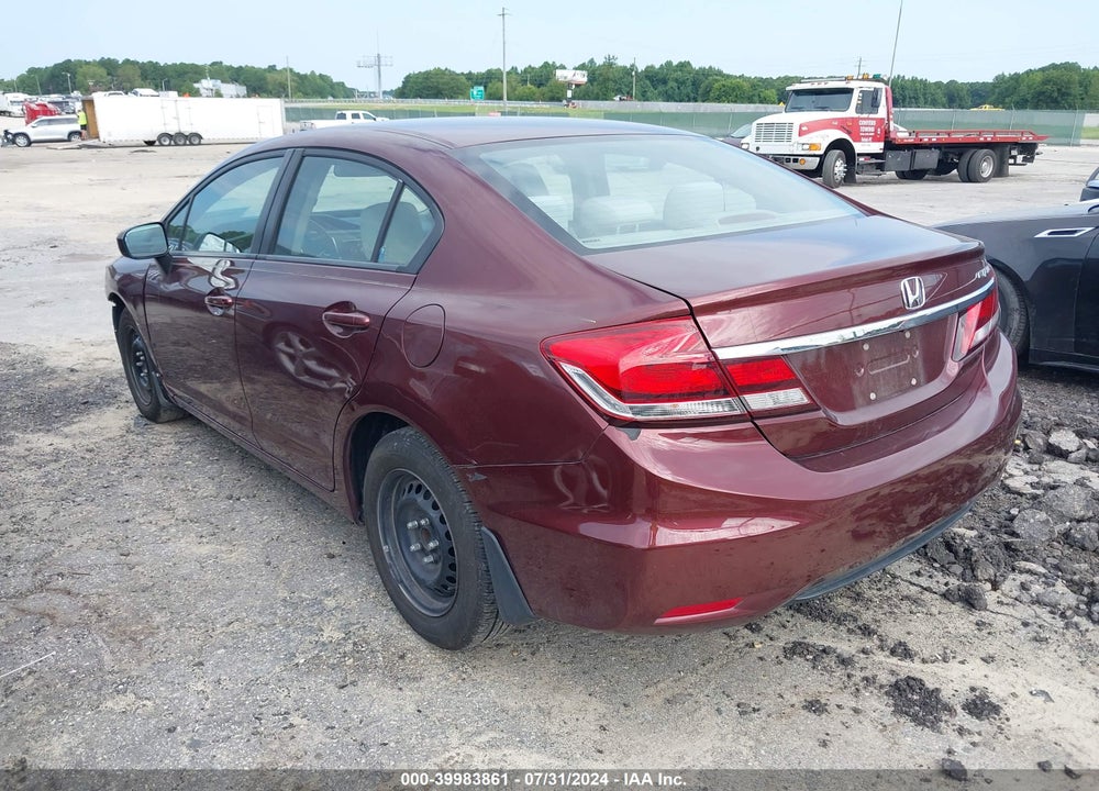 2015 HONDA CIVIC LX VIN: 19XFB2F57FE117643