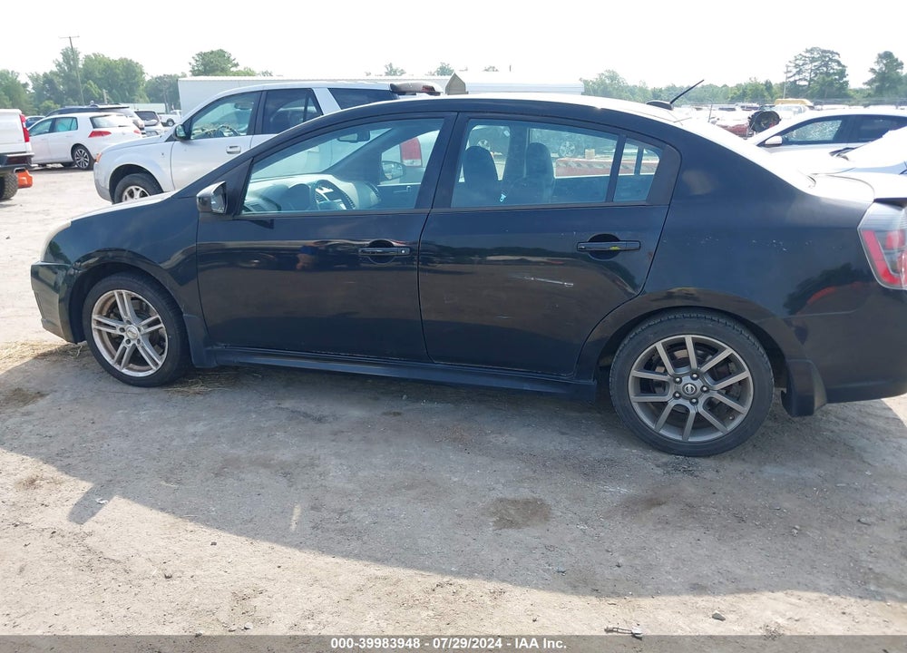 2012 NISSAN SENTRA SE-R SPEC V VIN: 3N1CB6AP2CL651940