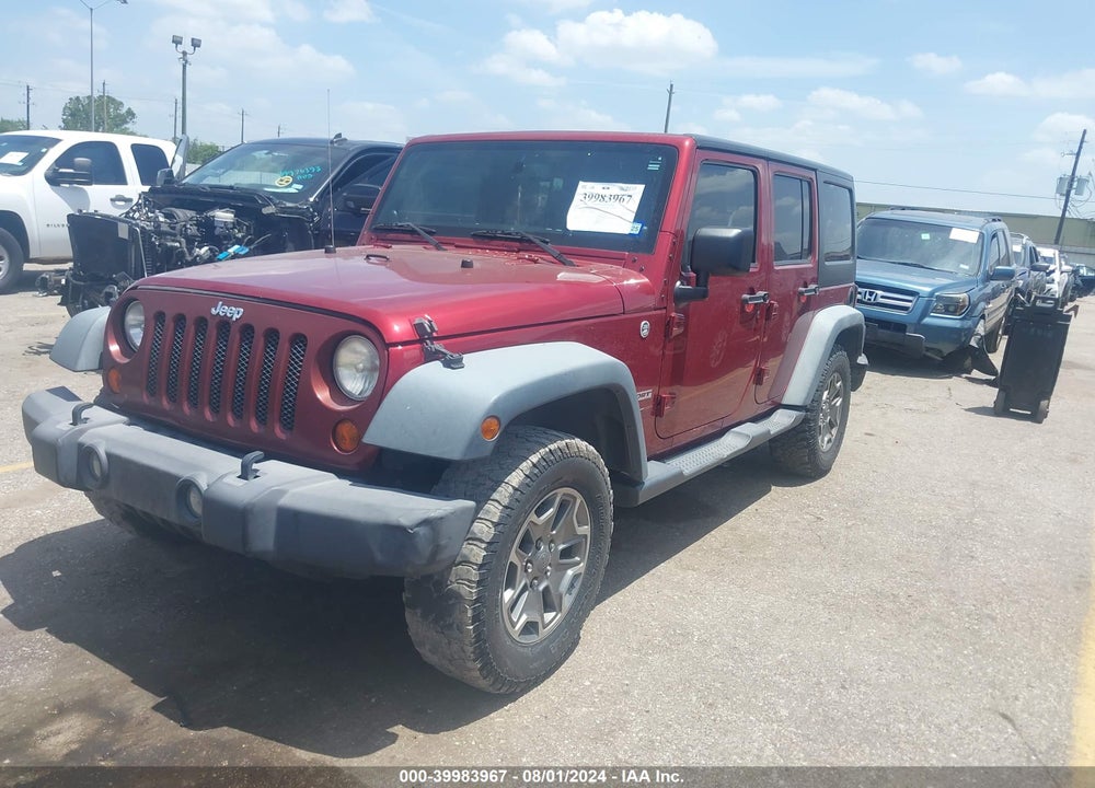 2013 JEEP WRANGLER UNLIMITED SPORT VIN: 1C4BJWDG4DL606499