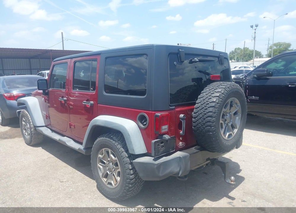 2013 JEEP WRANGLER UNLIMITED SPORT VIN: 1C4BJWDG4DL606499