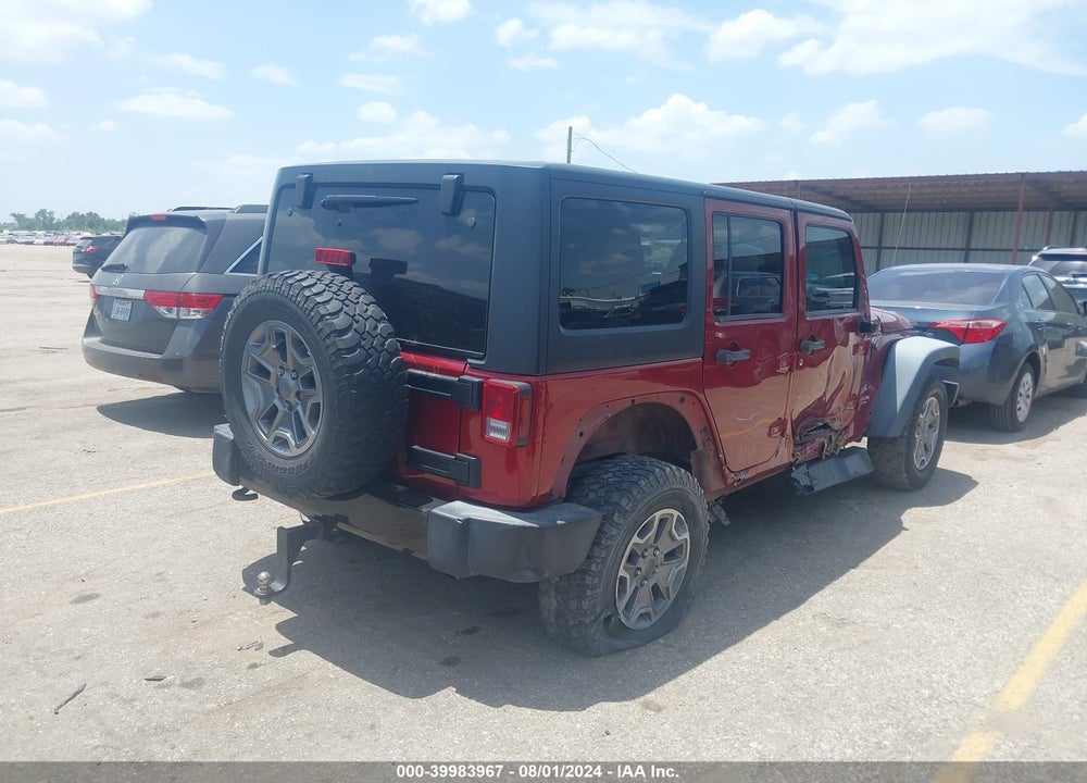 2013 JEEP WRANGLER UNLIMITED SPORT VIN: 1C4BJWDG4DL606499