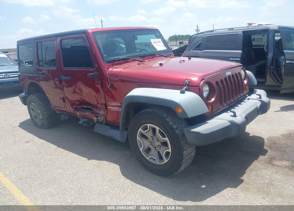 2013 JEEP WRANGLER UNLIMITED SPORT VIN: 1C4BJWDG4DL606499