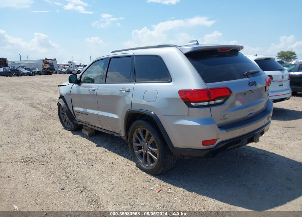 2016 JEEP GRAND CHEROKEE LIMITED 75TH ANNIVERSARY VIN: 1C4RJEBG2GC436773