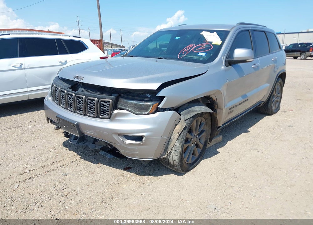 2016 JEEP GRAND CHEROKEE LIMITED 75TH ANNIVERSARY VIN: 1C4RJEBG2GC436773