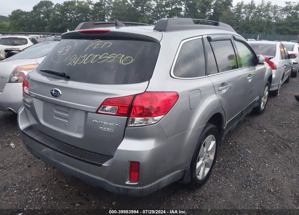 2011 SUBARU OUTBACK 2.5I LIMITED VIN: 4S4BRBKC6B3374000