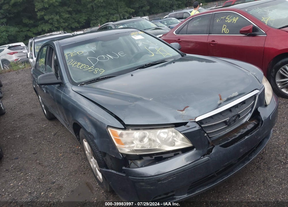 2009 HYUNDAI SONATA GLS VIN: 5NPET46C89H517357