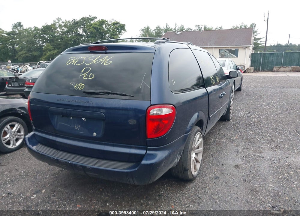 2006 DODGE GRAND CARAVAN SXT VIN: 2D4GP44L46R850799