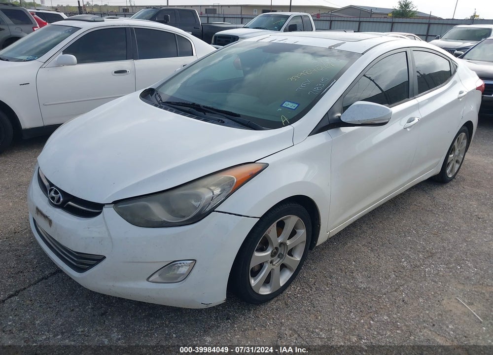 2013 HYUNDAI ELANTRA LIMITED VIN: 5NPDH4AE0DH218315