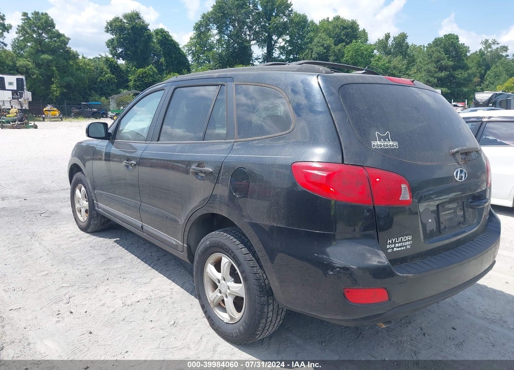 2008 HYUNDAI SANTA FE GLS VIN: 5NMSG73D98H169960