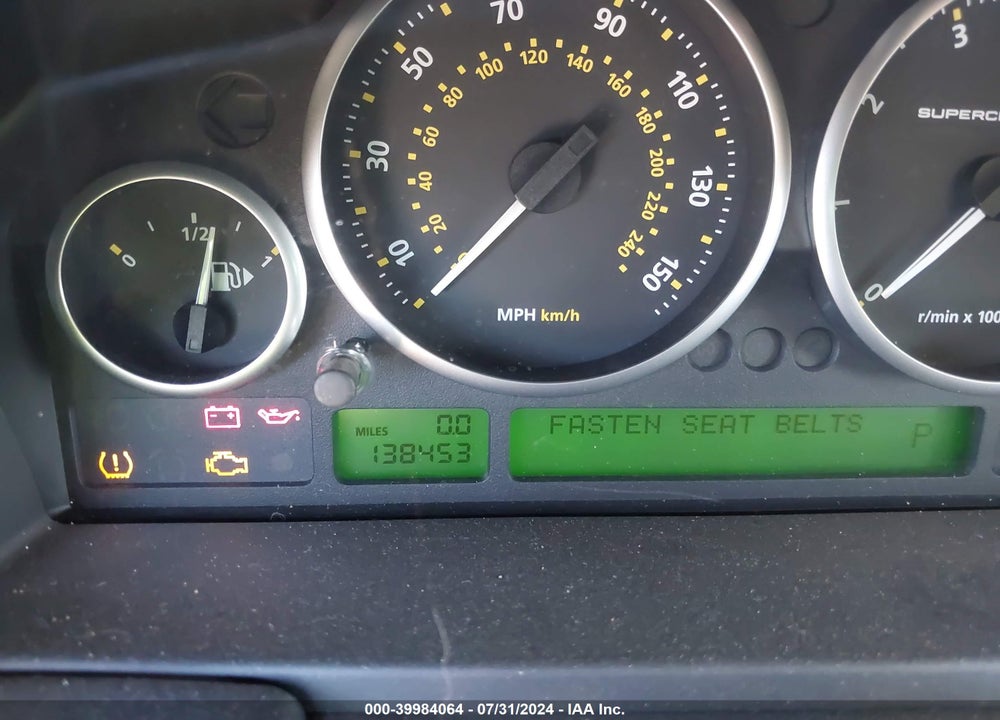 2007 LAND ROVER RANGE ROVER SUPERCHARGED VIN: SALMF13407A251182
