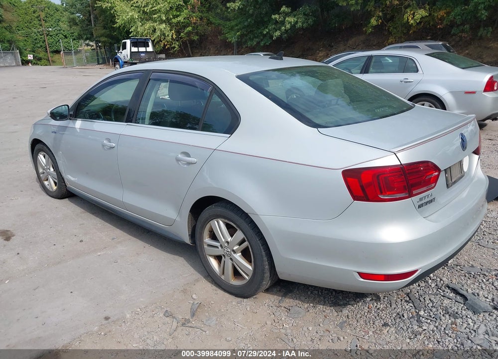 2013 VOLKSWAGEN JETTA HYBRID SEL VIN: 3VW637AJ1DM274955