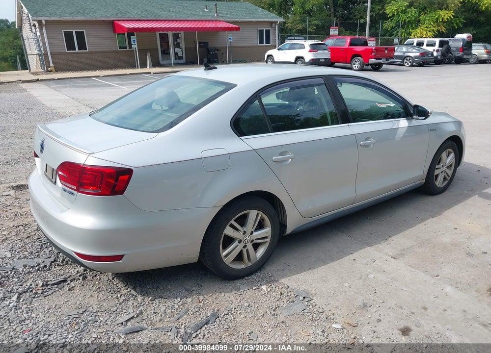 2013 VOLKSWAGEN JETTA HYBRID SEL VIN: 3VW637AJ1DM274955