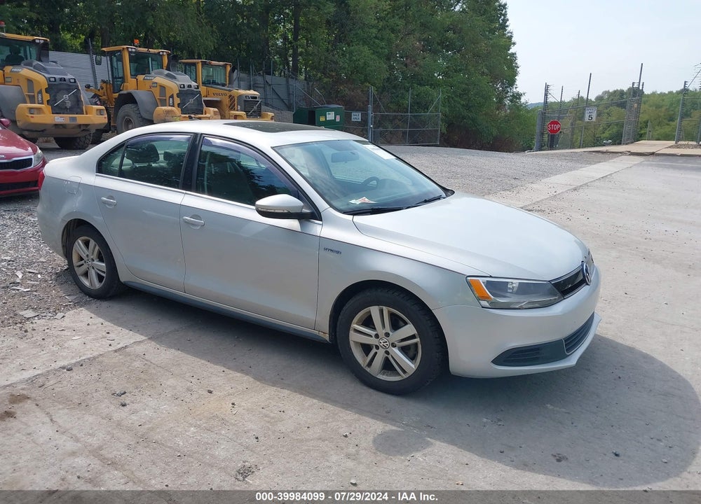 2013 VOLKSWAGEN JETTA HYBRID SEL VIN: 3VW637AJ1DM274955