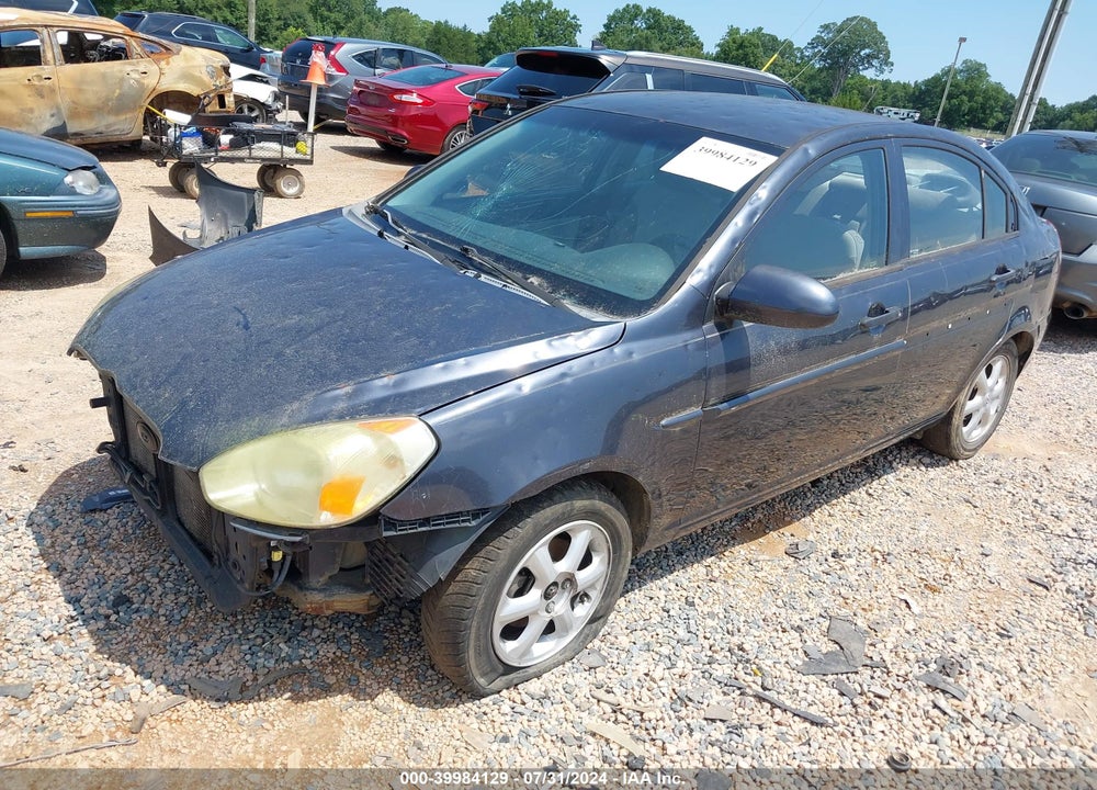 2008 HYUNDAI ACCENT GLS VIN: KMHCN46C88U184790
