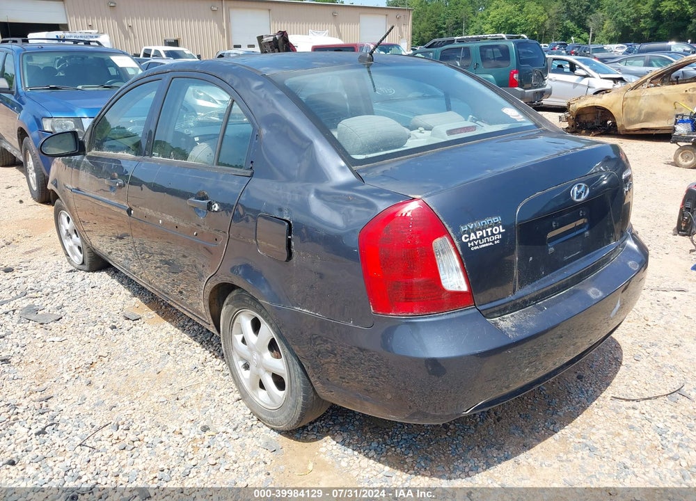 2008 HYUNDAI ACCENT GLS VIN: KMHCN46C88U184790