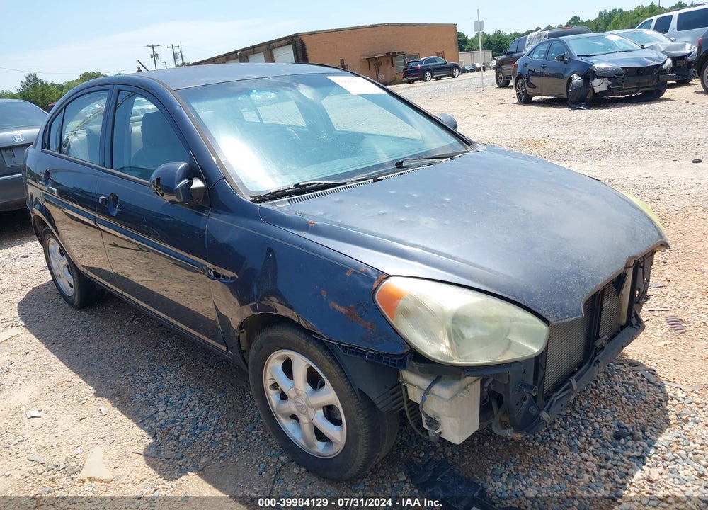2008 HYUNDAI ACCENT GLS VIN: KMHCN46C88U184790