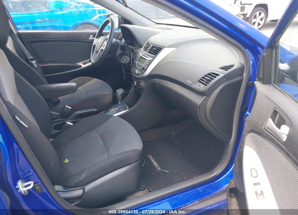 2013 HYUNDAI ACCENT GS VIN: KMHCT5AE3DU114676