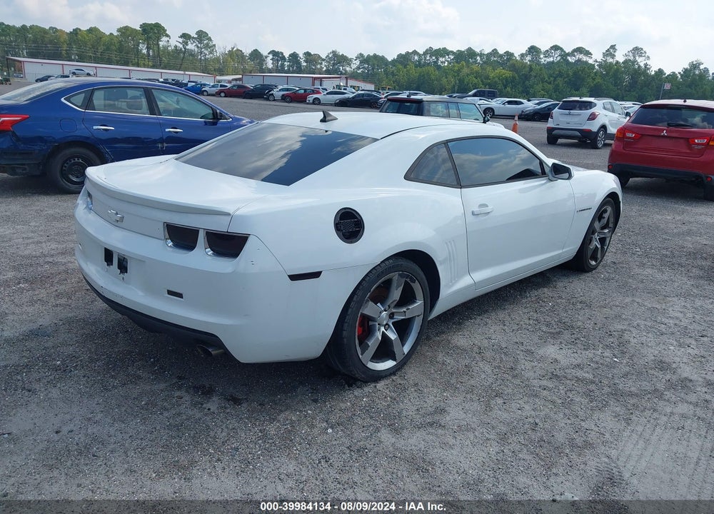 2012 CHEVROLET CAMARO 2LS VIN: 2G1FA1E36C9129847