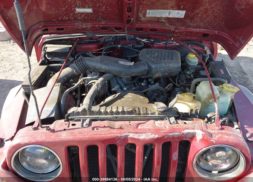 1998 JEEP WRANGLER SE VIN: 1J4FY29P8WP759147
