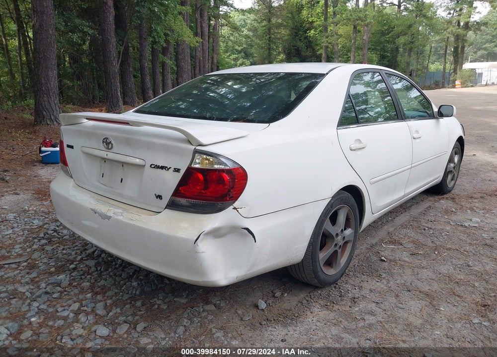 2005 TOYOTA CAMRY SE V6 VIN: 4T1BA32K45U506285