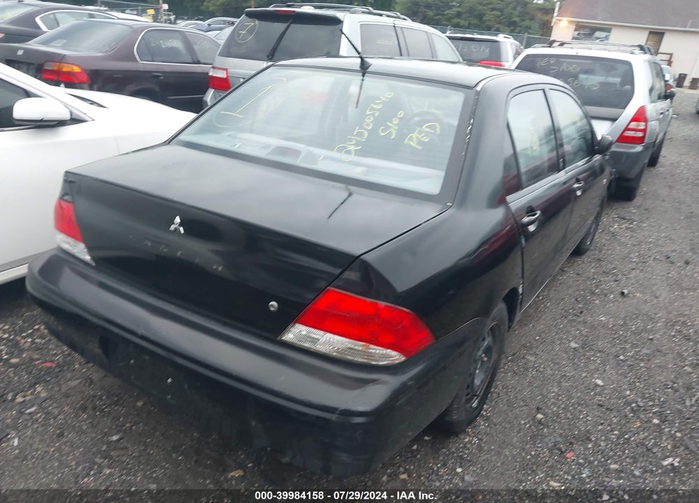 2003 MITSUBISHI LANCER ES VIN: JA3AJ26E03U084204
