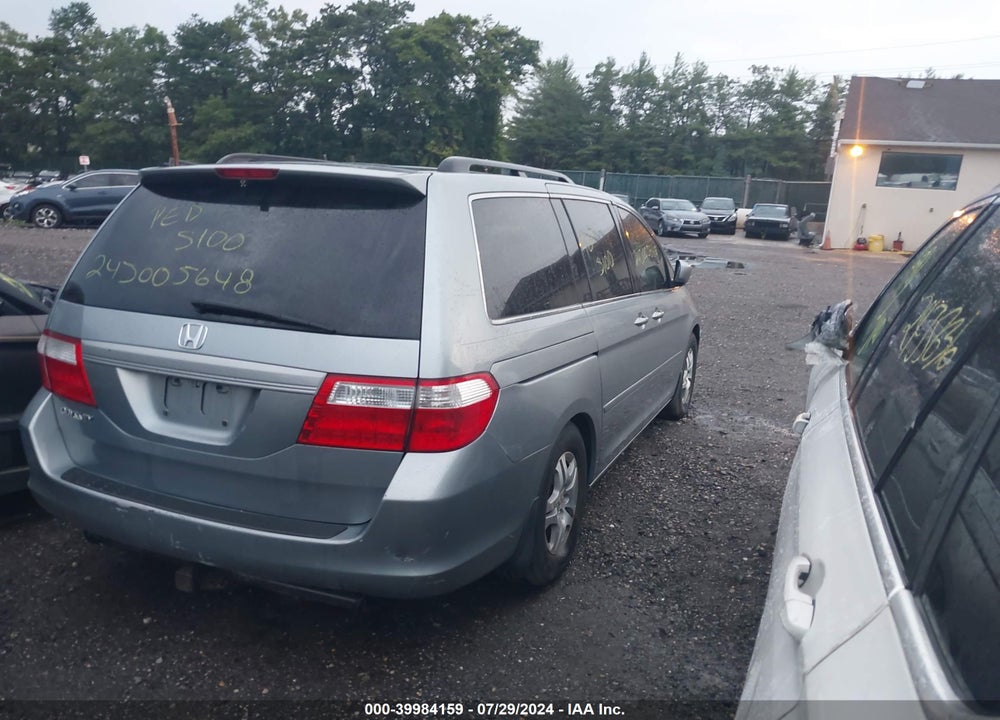 2006 HONDA ODYSSEY EX-L VIN: 5FNRL38606B102269