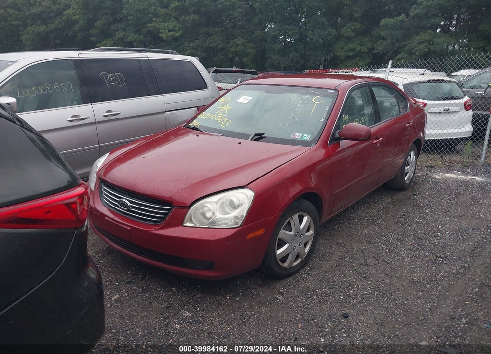 2007 KIA OPTIMA LX VIN: KNAGE123475122769